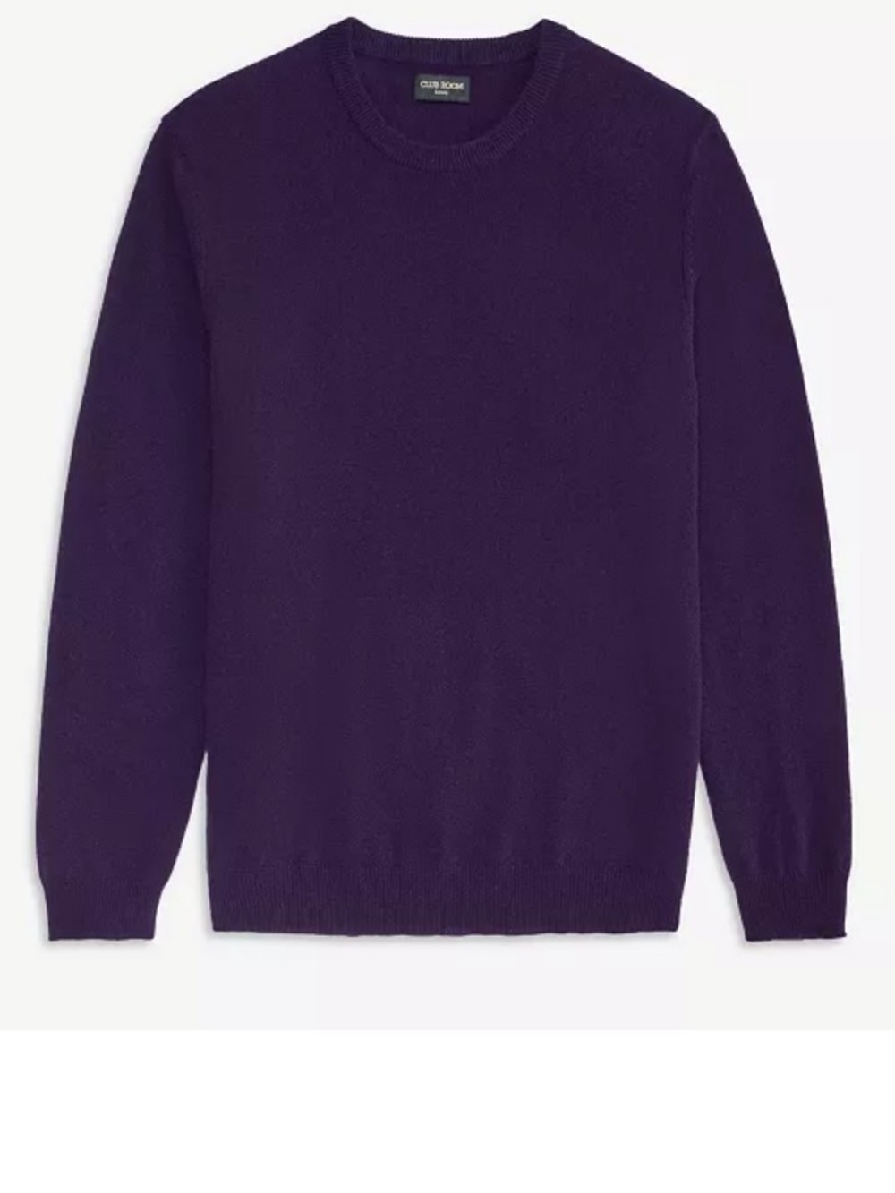 Club Room Men's Purple Crewneck Sweater